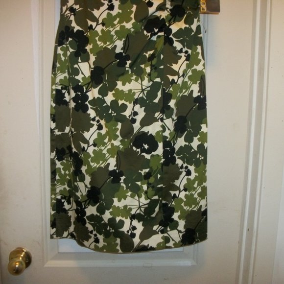 WHITE LOTUS STYLEJUNGLE PRINT DESIGNER NWT DONNA RICCO NEW YORK SHEATHE DRESS 6 - Picture 3 of 7